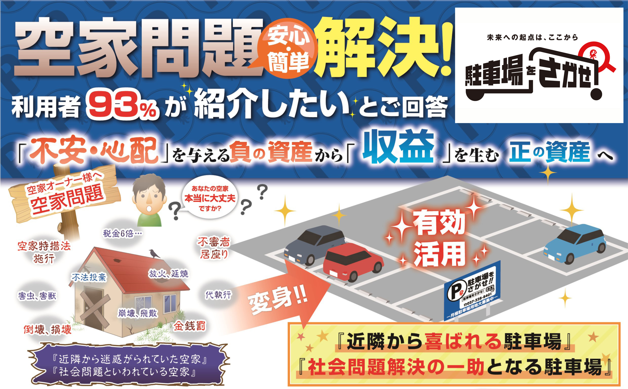 【特集】空き家を駐車場にしてみては　解体から駐車場管理までワンストップ対応